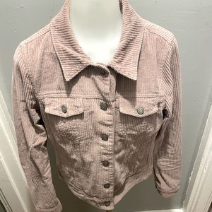 SUBTLE PINK CORDUROY JACKET